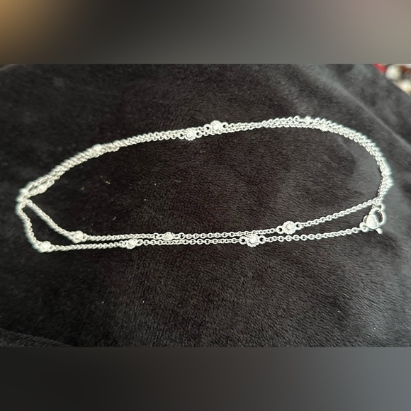 Judith Ripka 35 1/2 inch chain station necklace - Picture 2 of 9